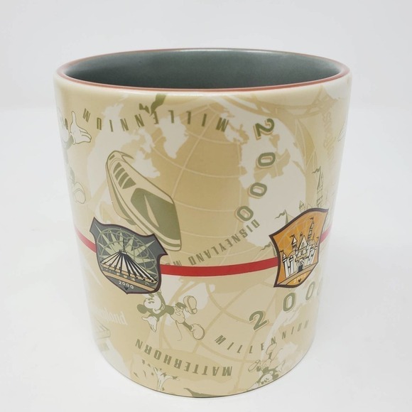46. Disneyland Mickey Mouse 2000 Millennium Celebration Coffee Cup Mug Disney - Picture 2 of 8
